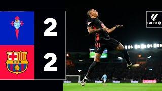 Celta Vigo vs Barcelona 2-2 Resumen y Goles | LaLiga 2024/25