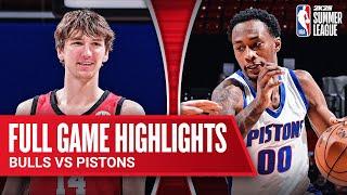 BULLS vs PISTONS | NBA SUMMER LEAGUE | FULL GAME HIGHLIGHTS