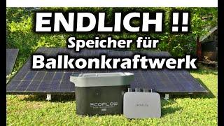 EcoFlow PowerStream Speicher für Balkonkraftwerke. Code in der Videobeschreibung.