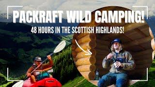 48 hours Packraft Wild Camping On A Scottish Loch, Inside a Scandinavian Style Cabin!