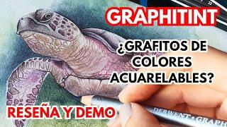 DERWENT GRAPHITINT  ¿son grafitos de colores acuarelables?  Review & Demo