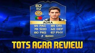 TOTS AGRA REVIEW+IG STATS|FIFA 16 ULTIMATE TEAM