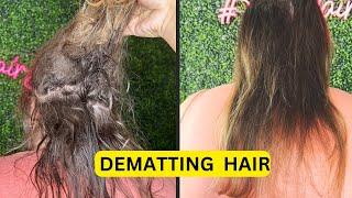 Detangling Tangled Hair in just 9 hours