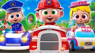 Fire Truck, Police Car, Ambulance Song  | Safety Tips For Kids | NEWNursery Rhymes For Kids