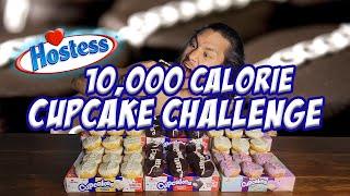 60 HOSTESS CUPCAKE CHALLENGE | 10000 CALORIES (Chocolate, Vanilla, Unicorn)