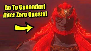 What Happens When You Go Straight to Ganondorf at the Beginning of Tears of the Kingdom?