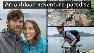 CAT BA ISLAND VIETNAM | Biking, rock climbing, & caves!