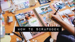 DIY HOW TO SCRAPBOOK