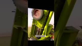 Combine Accident  #viral #shorts #tractor #combine