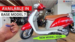 Suzuki Access 125 2024 New Red & White Colour Review | New Features  Mileage | On-Road Price !