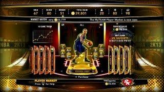 NBA 2K13 MyTEAM - Gold Pack Openings | Rebuilding My Team | Spending 60K VC