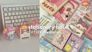 Stationery haul  back to school + giveaway! Journal with me, Ft. StationeryPal