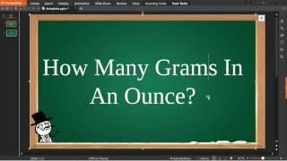  How Many Grams In An Ounce