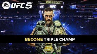 How to Win Belts In 3 Weight Classes - UFC 5 Career Mode