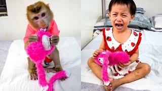 Why Diem Cried When Monkey Kaka Tore Her Favorite Stuffed Animal