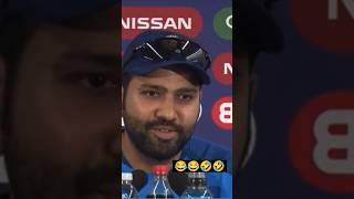 Rohit and his funny Replies  #cricket #rohitsharma #savage