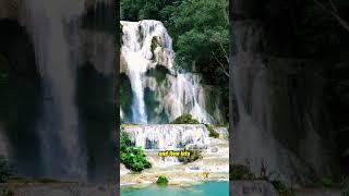 Kuang Si Waterfall in Luang Prabang, Laos  | a perfect natural getaway #laos #laostravel