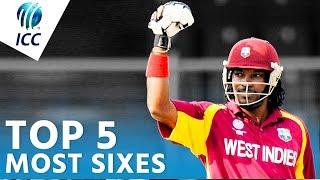 The Most Sixes In World Cup History? | Top 5 Archive | ICC Cricket World Cup