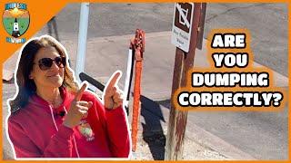 RV Dump Station Tips -- DON'T MAKE THIS ONE MISTAKE!