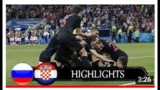 Russia vs Croatia 2 2 All Goals & Highlights   Quarter Final   World Cup 2018  07 07 2018