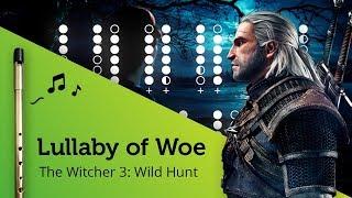 Lullaby of Woe (The Witcher 3) on Low Whistle - tutorial for tin whistle