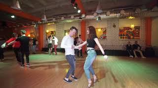 Svetlana Levchenko and Sergey Vladimirovich Salsa Dancing in Respublica Dance Club, Sat 14.04.2018