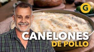 CANELONES de  POLLO con SALSA de CREMA 🫔 por Christian Petersen | El Gourmet