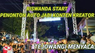 Riswanda start, penonton mendadak jadi konten kreator