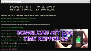 [C#] How to download Att Log Time Keeper Ronald Jack Machine