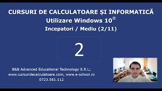 Curs de Utilizare PC / Windows 10 pentru incepatori  - 2/11 -  Mouse, butoane, iconite, ferestre