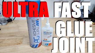 The fastest way to join two parts Adhesive Guru CA glue with Activator