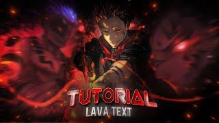 Ae Lava Text - Capcut Tutorial