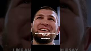 Khabib on REAL Gangsters #khabib #gangster #gang #ufc #fighter #mma #viral #shortsfeed #shortsviral