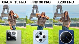 Xiaomi 15 Pro vs Oppo Find X8 Pro vs Vivo X200 Pro | Camera Test