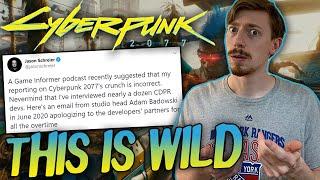 Cyberpunk 2077's Crunch Story Just ERUPTED - CD Projekt Red's Message, Journalists Go Back & Forth