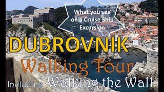 Dubrovnik Croatia: Walled City Day Trip Tour Excursion-Sights & Attractions Video-Viking Cruise Ship