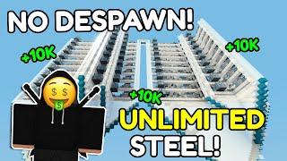 MOST Efficient Steel Farm! [No DeSpawn] - Roblox Islands