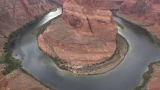 Falling of the horseshoe bend