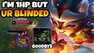 Giving the GIFT of SHROOMS DELETING everyones HP BARS. Nuke Shroom Teemo