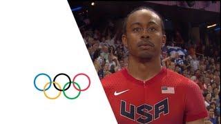 Aries Merritt (USA) Wins 110m Hurdles Gold - London 2012 Olympics