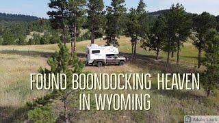 Epic Wyoming Boondocking Spot Found With the Truck Camper