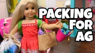 Packing American Girl Doll for a Sleepover