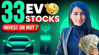 India's 1st EV Index, SHOULD YOU INVEST? | 33 EV Stocks | Nifty EV & New Age Automotive Index