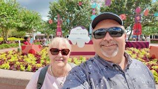 EPCOT Food & Wine Festival 2024 - New booths and trying some awesome food! Walk with us!