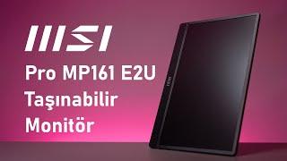 MSI Pro MP161 E2U Taşınabilir Monitör İnceleme