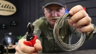 Knipex Wire Rope Cutters!  Get Factory End Cuts Without Fraying!