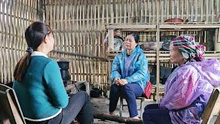 The husband's second wife came to the house and talked to Ms. Tuyet.