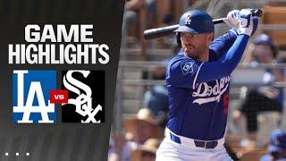 White Sox vs Dodgers Game Highlights (3/2/25) MLB Highlights