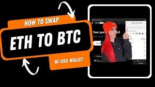 How to Swap ETH to BTC (or any token) USING OKX WALLET (EASIEST WAY TO SWAP WITHOUT USING A CEX)