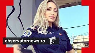 Și-a făcut reclamă la salon, în uniformă de poliție. Voia să atragă clienţi angajaţi la stat